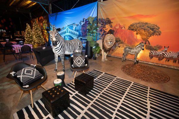 Great animal props for our interactive booths - Africa