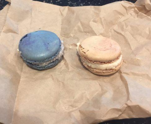 Yummy macarons in the café!