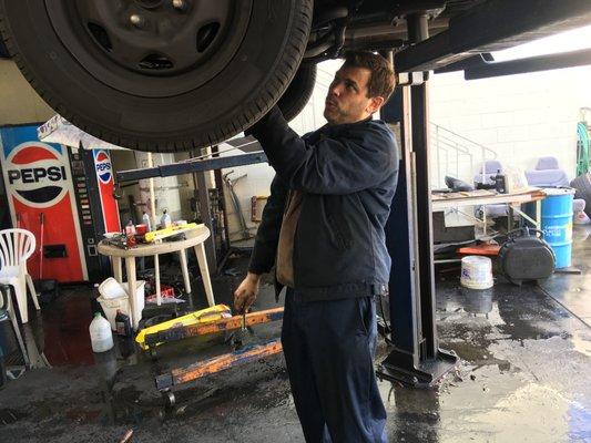 Our head mechanic, Dave, is always ready to help.  Like family, Dave strives to go above and beyond in getting you out on the road safely!