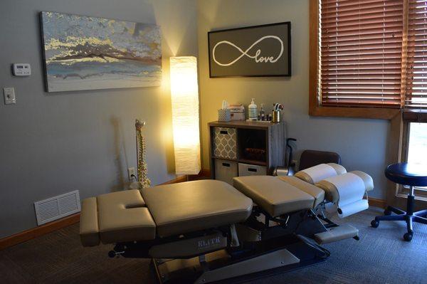 Calm, relaxing, treatment rooms