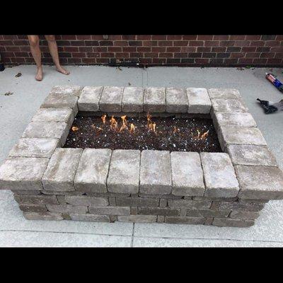 Natural Gas Fire Pit