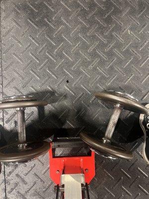 Multiple different weights