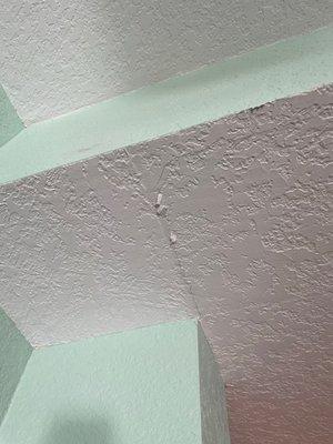 Crack in ceiling