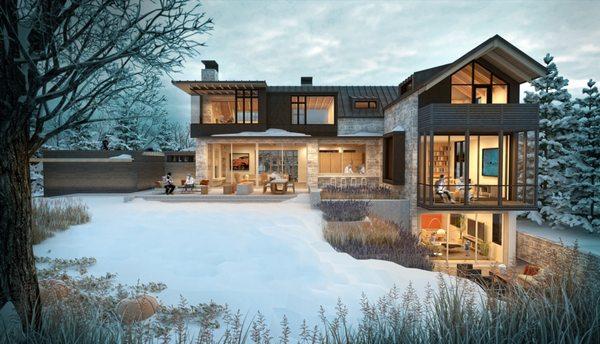 Winter House  Architect: Mosaic Architects Location: Boulder, Colorado