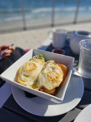 very tasty eggs and avocado bowl