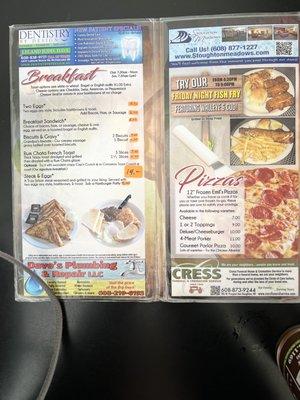 Menus