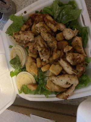 Chicken Caesar Salad with Grilled Chicken