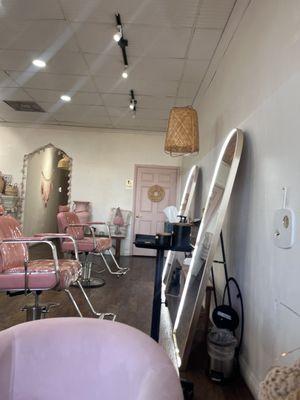 Chairs in the salon