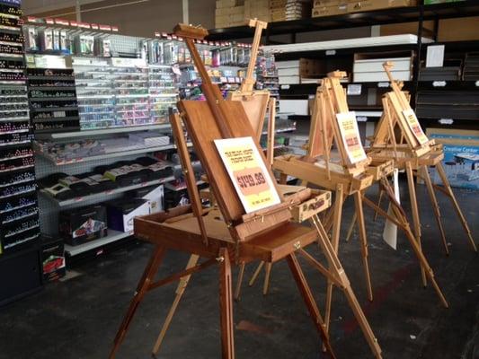 French easels.