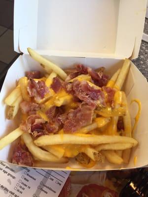 Bacon and cheese fries