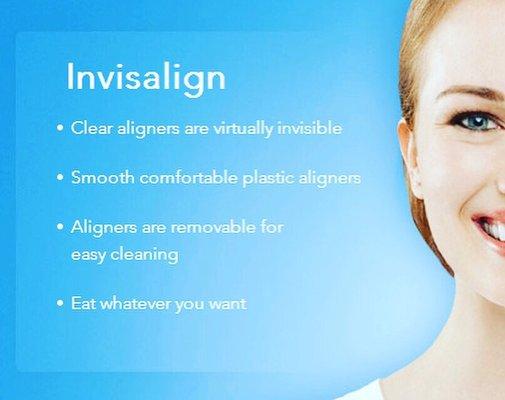 Ask us about what Invisalign can do for your smile!