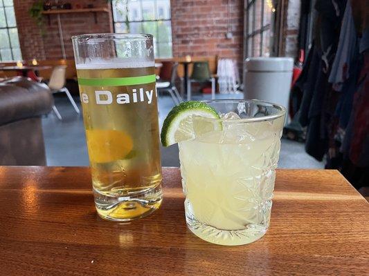 Italian Pils, Jalapeño Pineapple Margarita