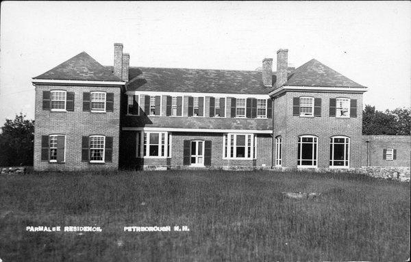 In 1919 the Parmelee home was donated to be renovated into a hospital for the Monadnock region