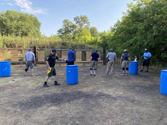 Quail Creek is the perfect place for our NRA Instructor advanced pistol workshops.