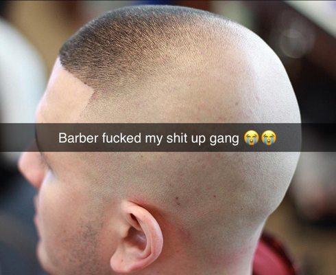 Horrible haircut