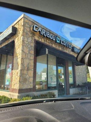 Freestanding Caribou Coffee Shop with Drive Thru