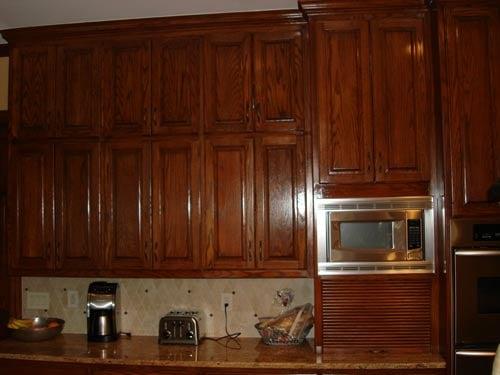 Kitchen Cabinet Refinish After 2