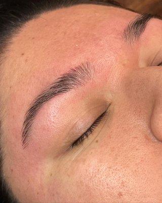 Eyebrow Wax Clean Up