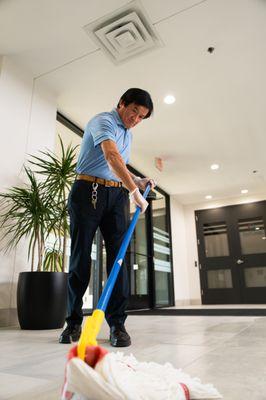 Employee Mopping