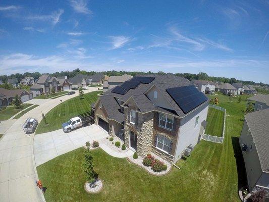 St. Peters, Missouri Solar Array - 6 Kilowatt (KW) Roof-Mounted