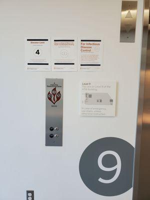 Information by elevator