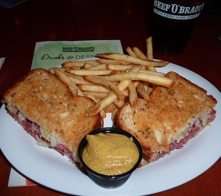 Rueben sammich, looks good - so far.