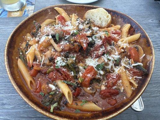 Penne With Broccoli Rabe and Botto's Sweet Italian Sausage.