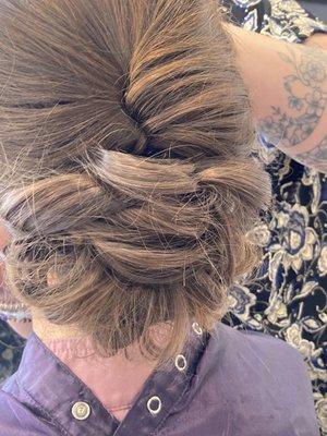 Wedding updo