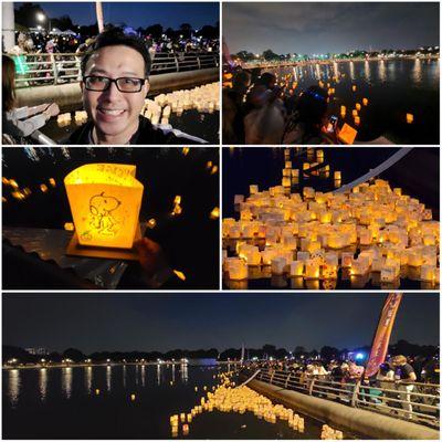 Water lantern festival- The Mantra is to spread joy, Give hope, enjoy life, be kind and create light - 10/03/2021