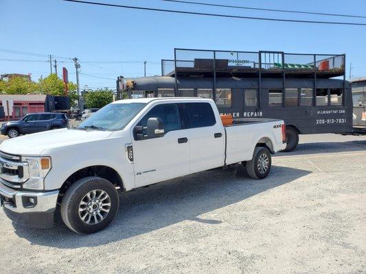 One of the mobile road service vehicles we run