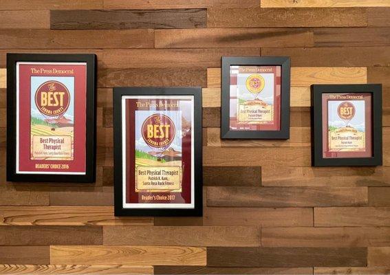 Best of Sonoma Awards, more than 5 years running