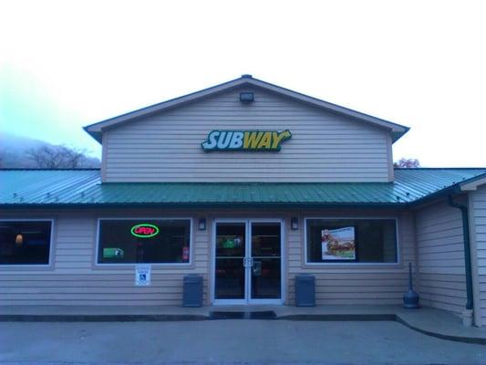 Subway located at the base of Snowshoe Mountain Resort @ Snowshoe/Slatyfork WV.