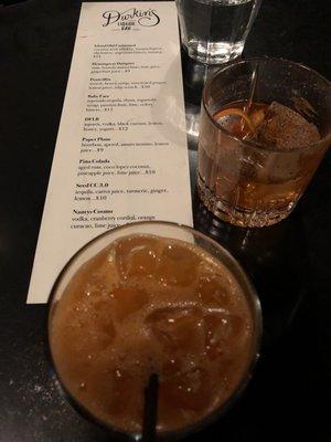 Seed CC 3.0 ($10) and island old fashioned ($11)