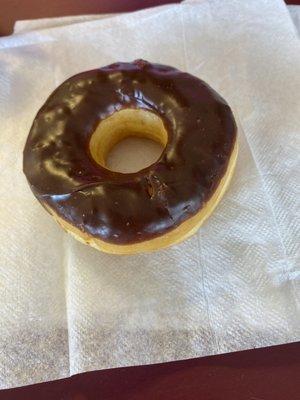 Chocolate iced donut