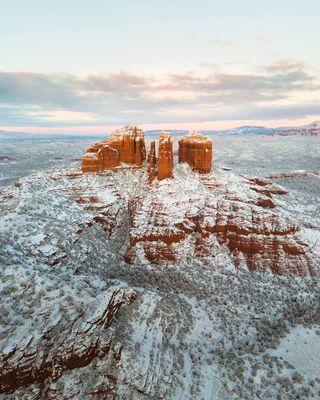 Sedona in the snow