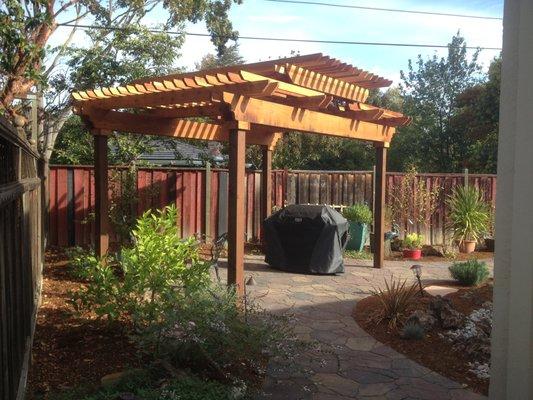 Custom Pergola and Pavers