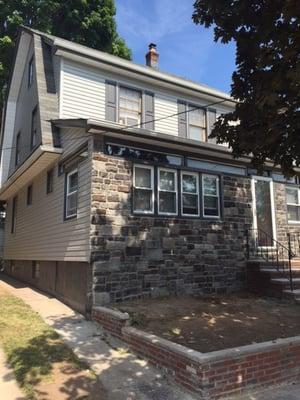 Siding and Cobble Stonefront- Irvington, NJ