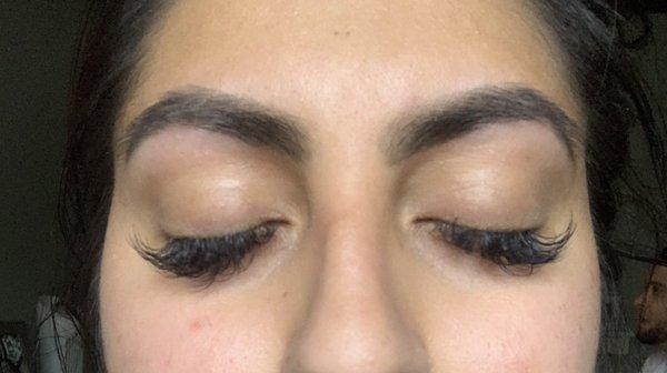 Eyebrow threading + tinting = love, love, love!!