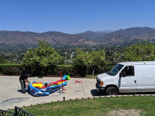 Setting up the bouncer