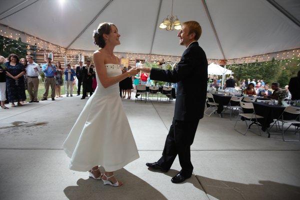 Their first dance