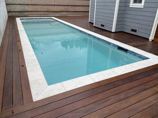 Pool and ipe deck