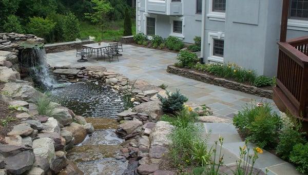 Backyard renovation in McLean