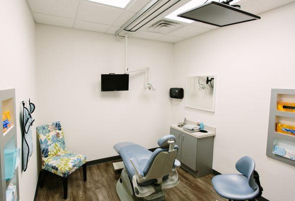 Patient room at JS Family Dental, McKinney TX