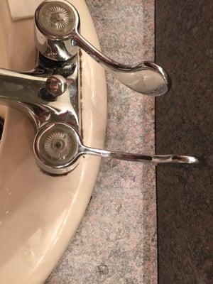 Scum around the faucet!!