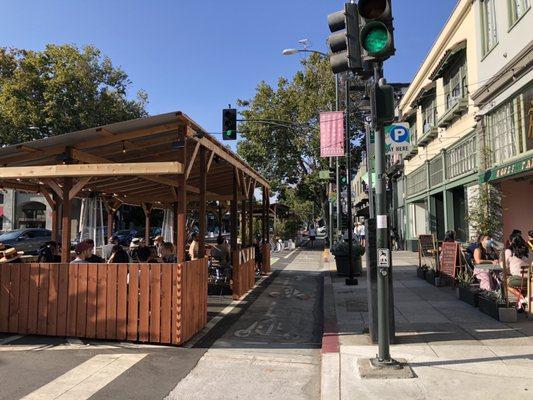 Lovely outdoor seating