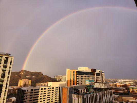 View from my Mirabella living room