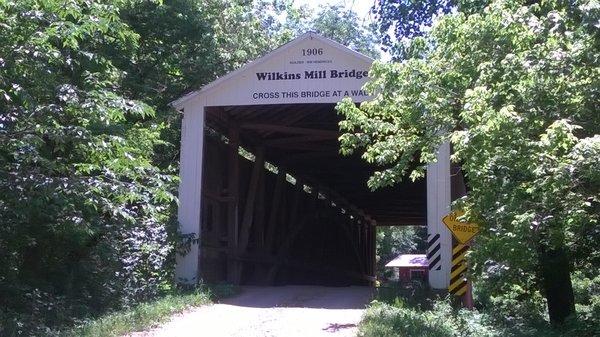 Wilkins Mill Covered Bridge 1906 near Turkey Run SP (Indiana)