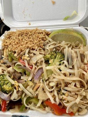 Pad Thai w/ extra sauce smh