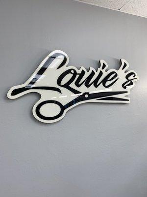 Louie's sign