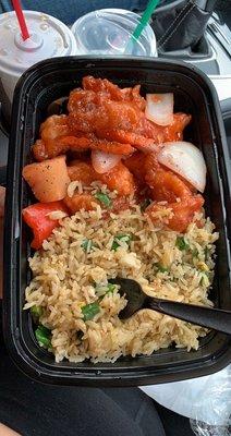 Sweet & Sour Chicken Fried rice